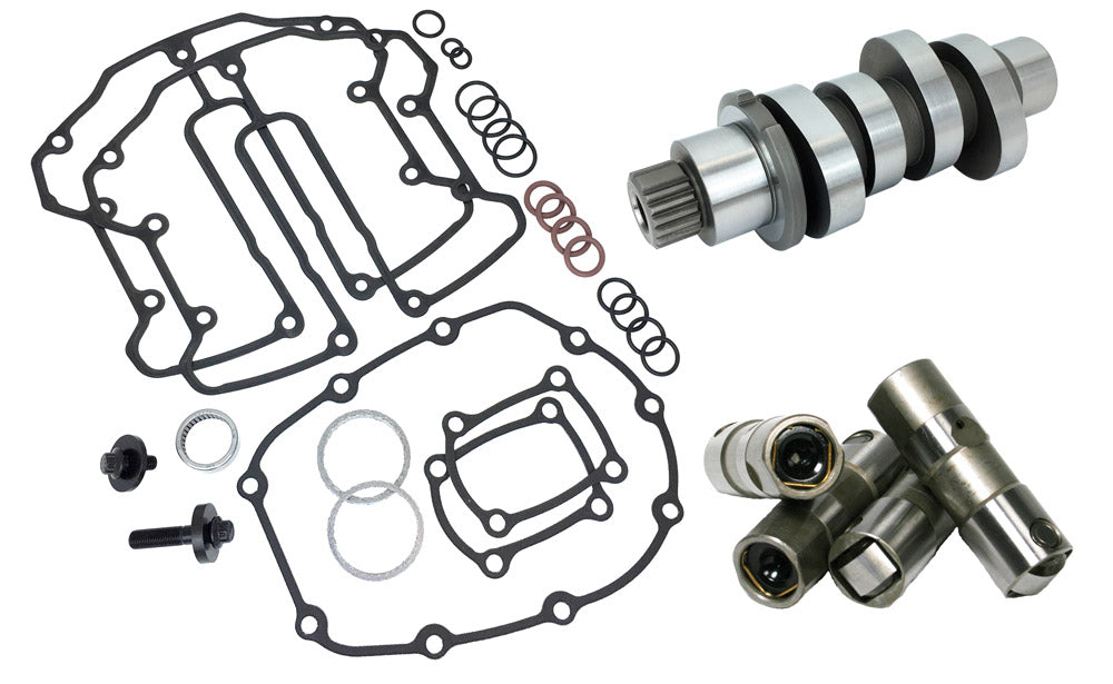 MILWAUKEE EIGHT RACE SERIES 538 CAM KIT 538 Chain Drive Cam, RACE SERIES Lifters, Install kit