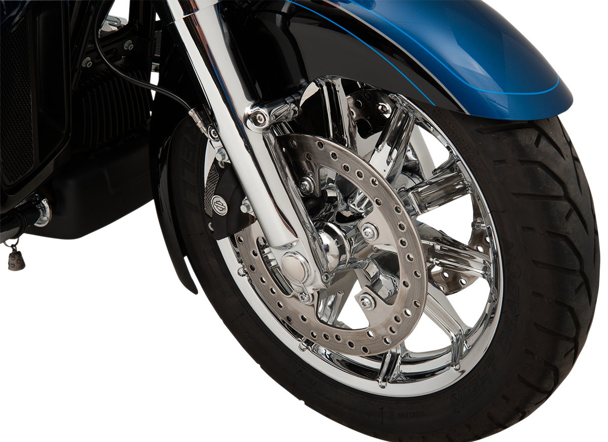 KLOCK WERKS Axle Kit - Flush Mount - Front - Black w/Polished End Caps KWS-01-1012