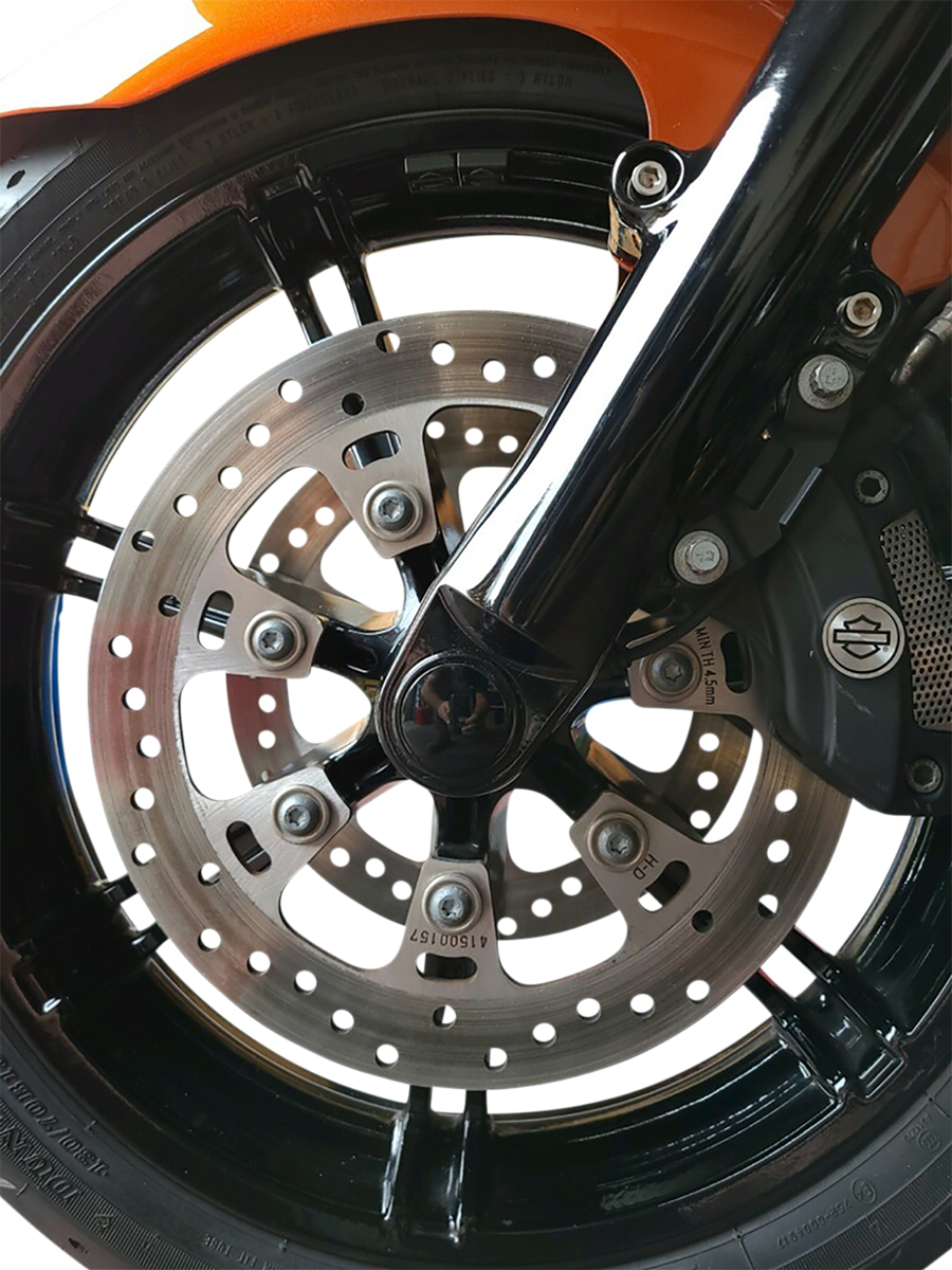 KLOCK WERKS Axle Kit - Flush Mount - Front - Black w/Black End Caps KWS-01-0610