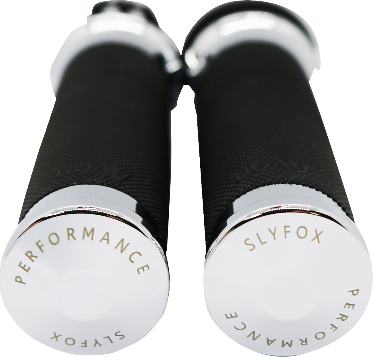 SLYFOX Grips - Cable - Chrome CC-85-CH-FOX