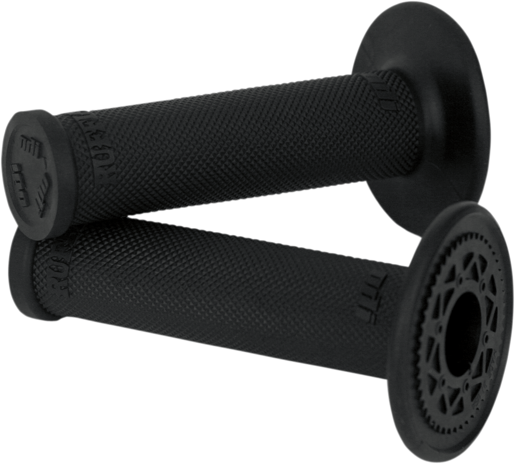 ODI Ruffian MX Single-Ply Grips - No Waffle - Black H00RFB