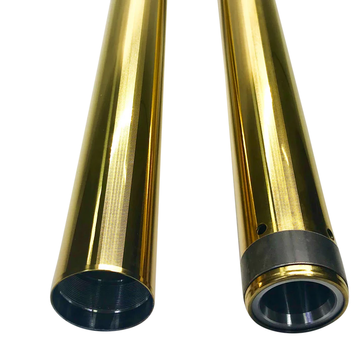 Dyna 49mm Fork Tubes 27.5", Gold TIN, 06-17 FXD
