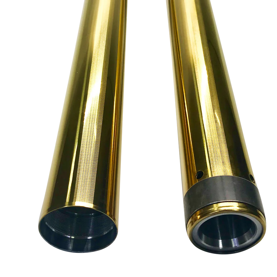 Softail 49mm Fork Tubes 23.75", Gold TIN