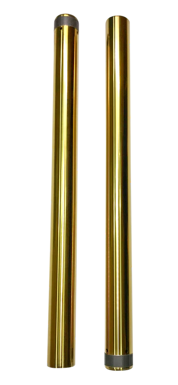Softail 49mm Fork Tubes 23.75", Gold TIN