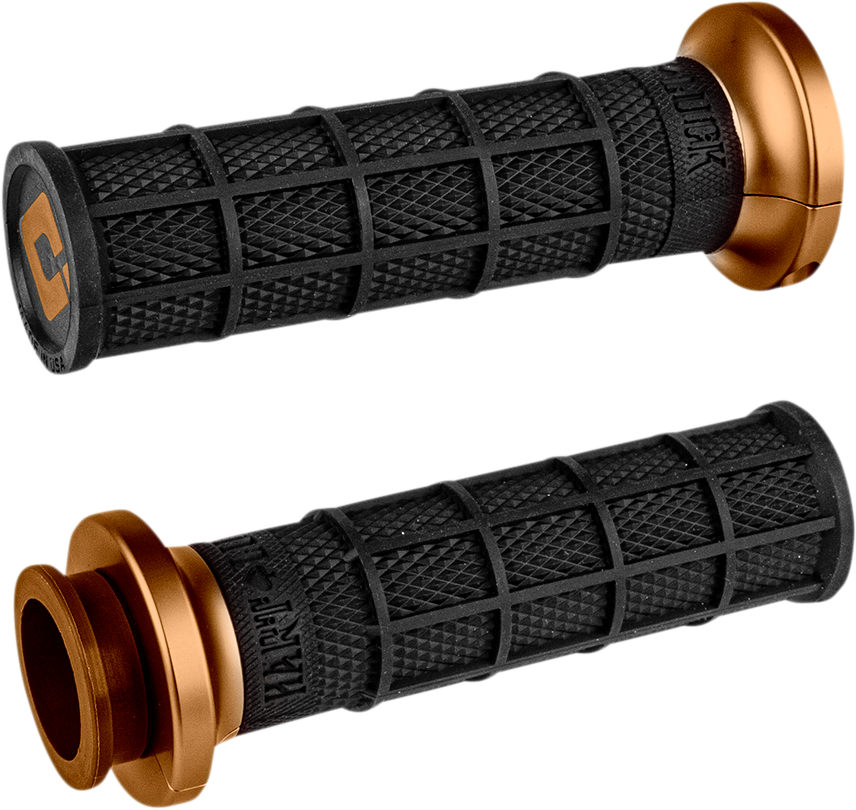 ODI Hart-Luck Signature V-Twin Lock-On* Grips - TBW - Black/Bronze V31HTW-BZ-Z