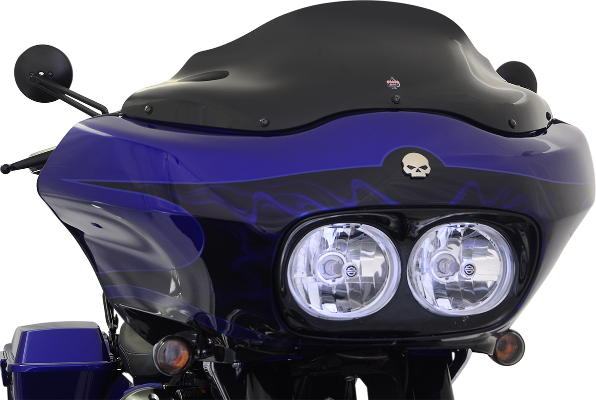 KLOCK WERKS Flare* Windshield - 8" - Black - '98-'13 FLTR KWW-01-0190