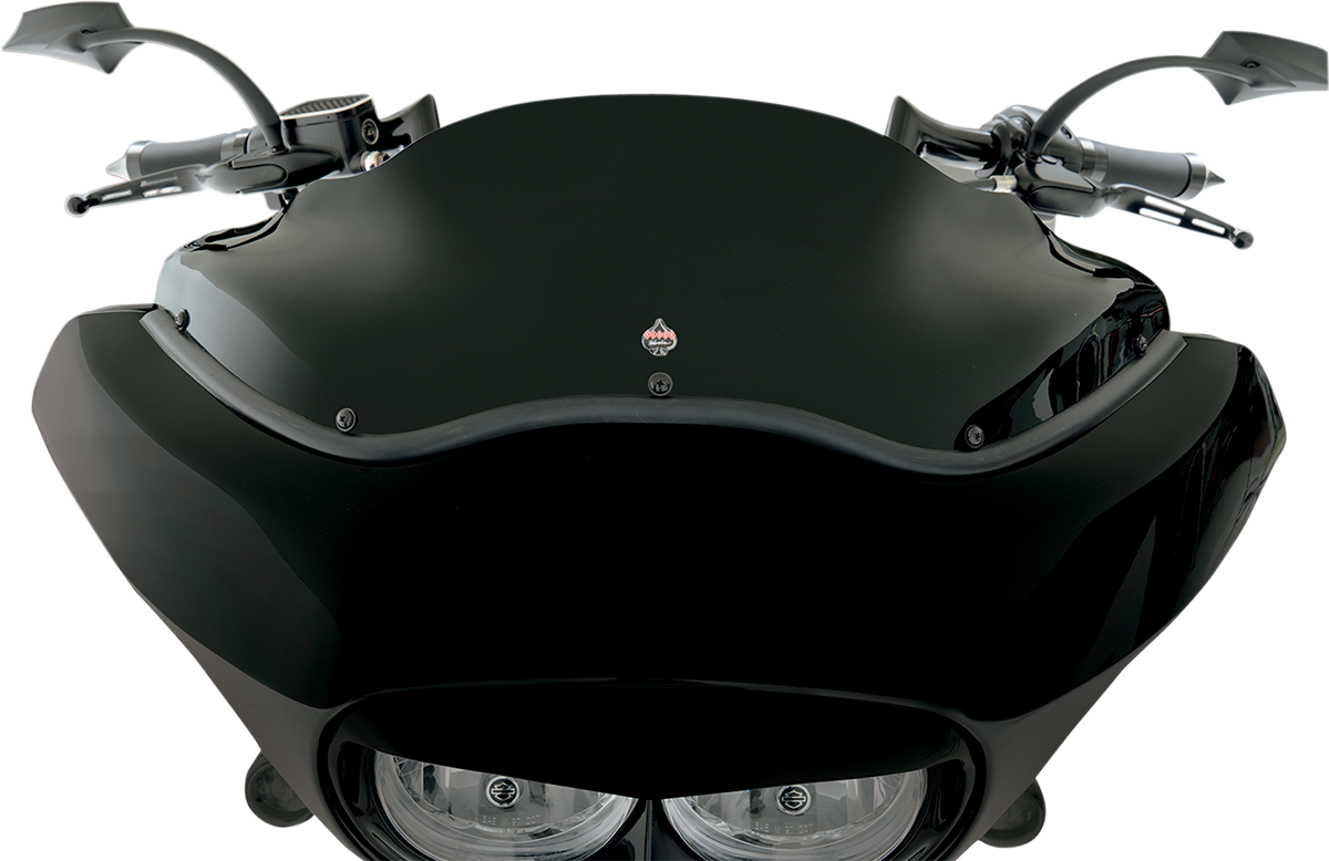 KLOCK WERKS Flare* Windshield - 8" - Black - '98-'13 FLTR KWW-01-0190