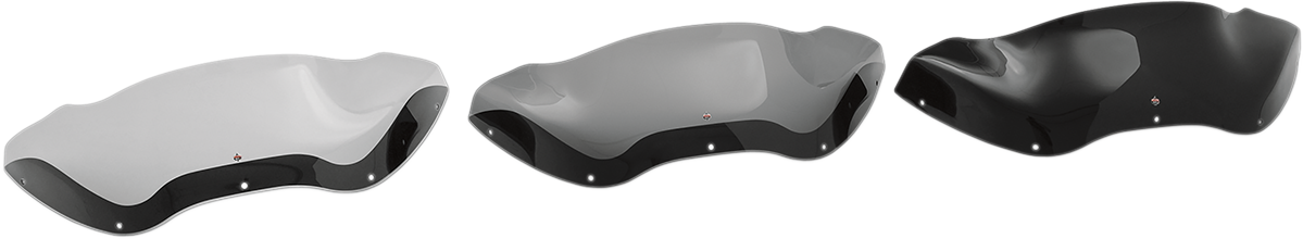 KLOCK WERKS Flare* Windshield - 8" - Black - '98-'13 FLTR KWW-01-0190