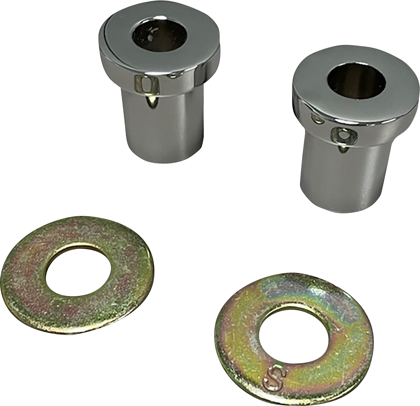 LA CHOPPERS Solid Handlebar Riser Bushing - Chrome LA-7400-55C