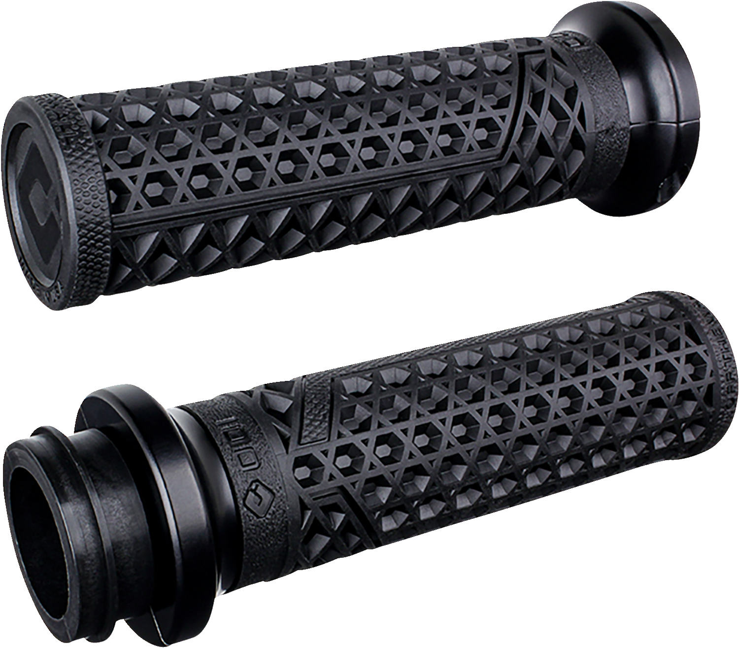 ODI Vans Harley Davidson Grips - TBW - Black/Black V31VHTWB-MB