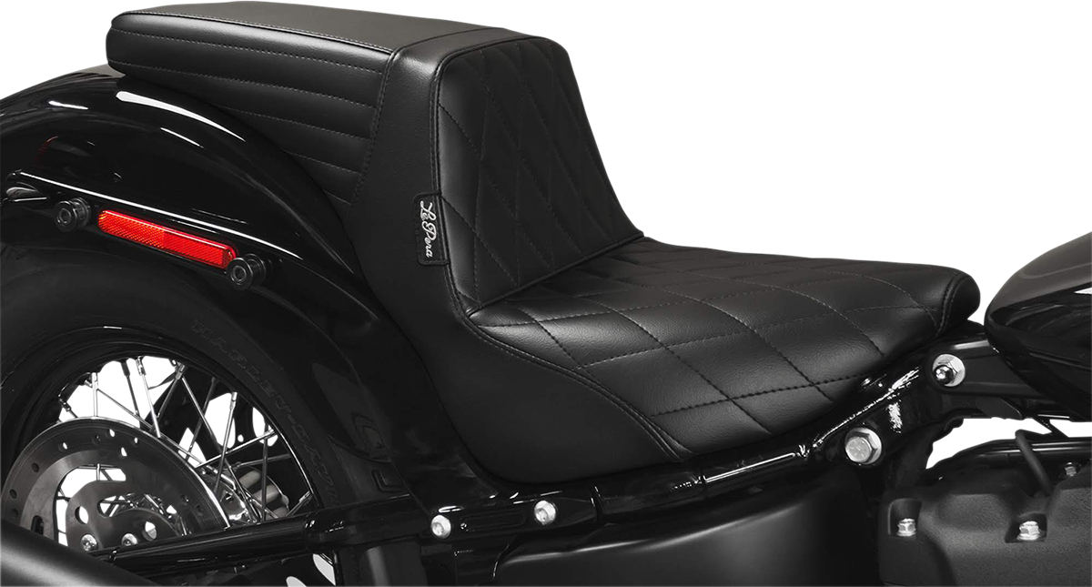 LE PERA Kickflip Seat - Diamond - Black - FX/FL '18-'23 LY-590DM