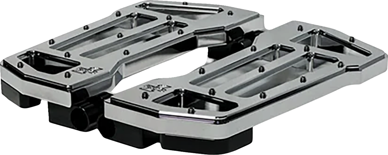 PRO-ONE PERF.MFG. Pro Board V2 Floorboards - Chrome 500780