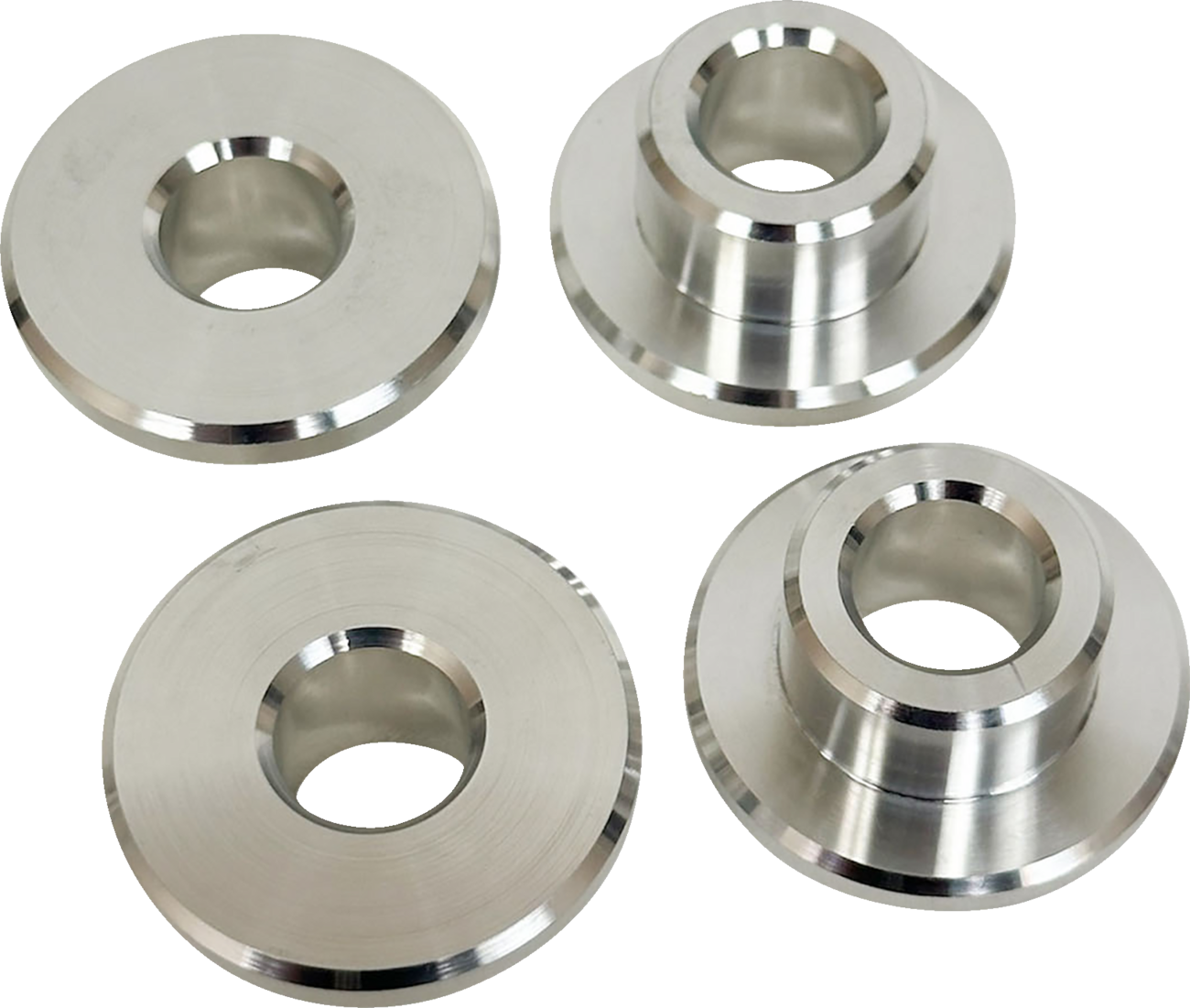 PRO-ONE PERF.MFG. Solid Riser Bushing Kit - Raw Aluminum 103060RAW