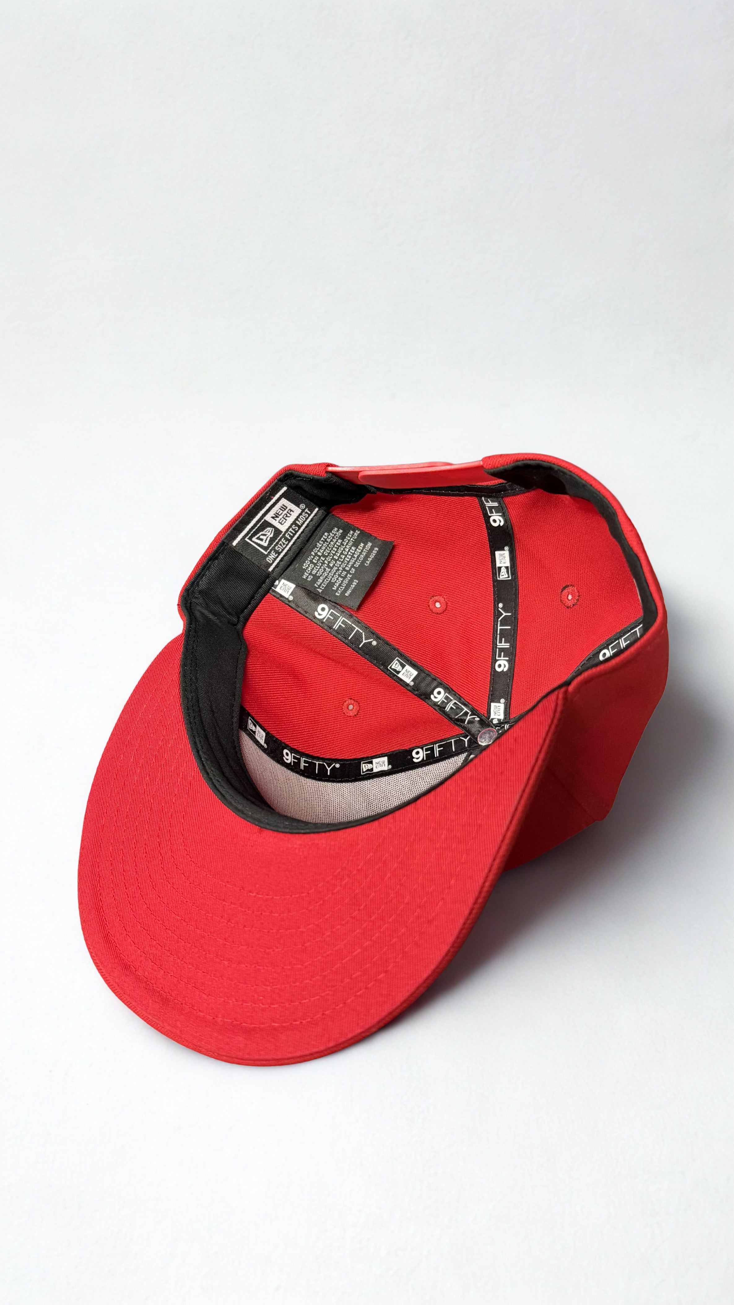 Red and white logo Senders Hat