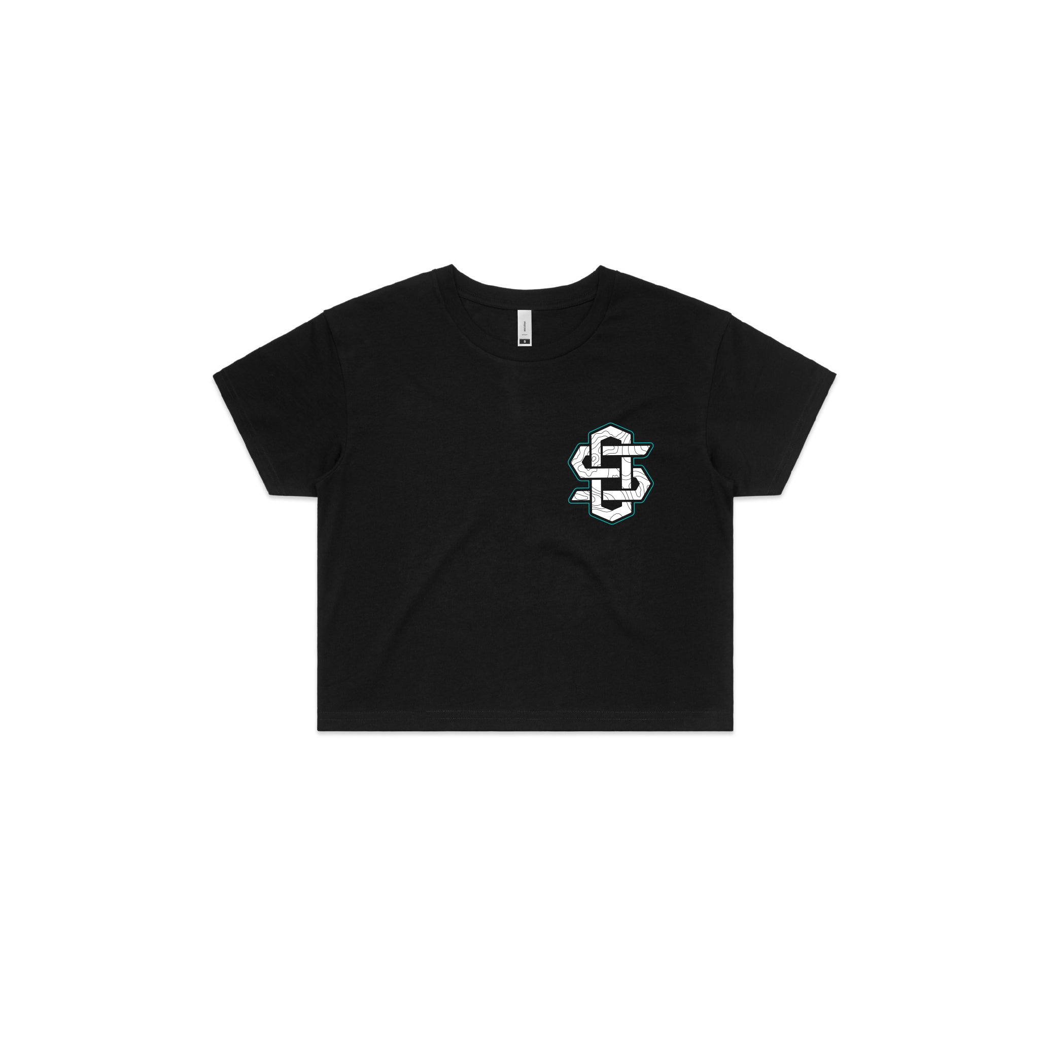 Womens Black STYLE MATTERS Crop
